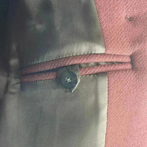 JOSEPH Diagonal Wool Dove Coat in Raisin Size 38 Medium 6 US - Picture 10 of 16